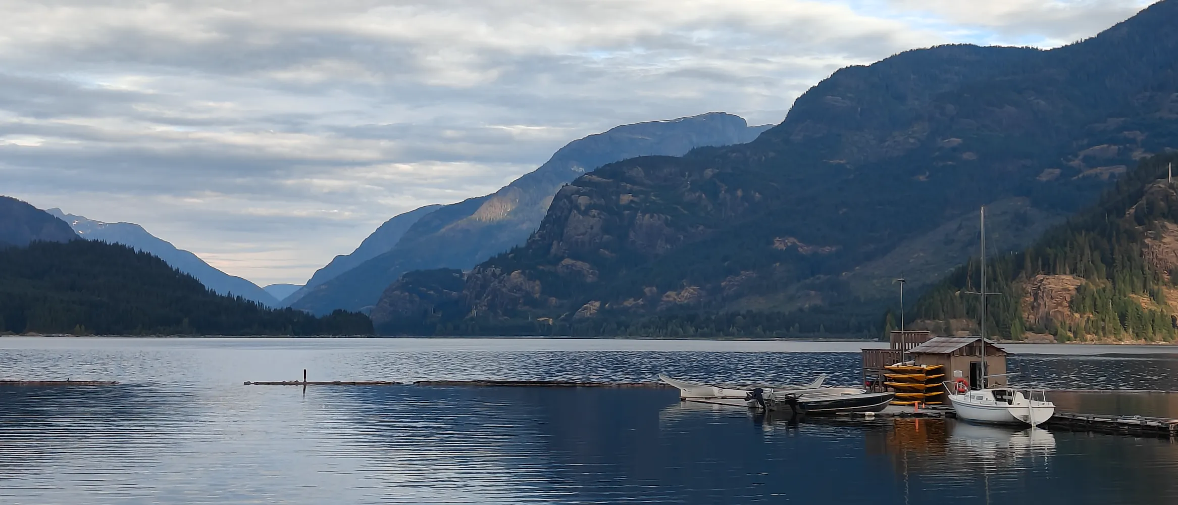 Dock near Campbell River, British Columbia